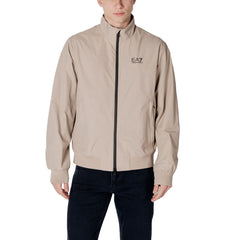 EA7 Emporio Armani Beige Polyamide Jacket