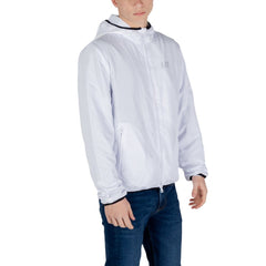 EA7 Emporio Armani White Polyester Jacket
