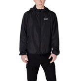 EA7 Emporio Armani Black Polyester Jacket