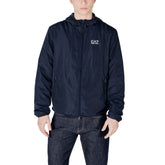 EA7 Emporio Armani Blue Polyester Jacket