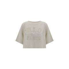 Chloé Cotton cropped T-shirt