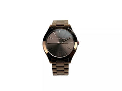 Michael Kors Slim Runway Brown Stainless Steel Watch MK3418