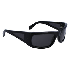 Ferragamo Black Haircalf Sunglasses