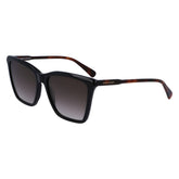 Longchamp Black Haircalf Sunglasses