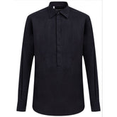 Dolce & Gabbana Navy Blue Cotton Shirt