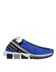 Dolce & Gabbana Blue Logo Low Top Sorrento Sneakers Shoes
