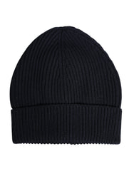 Dolce & Gabbana Black Cashmere Knitted Winter Beanie Hat