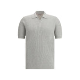 Brunello Cucinelli Ribbed Polo Shirt