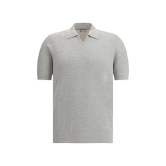 Brunello Cucinelli Ribbed Polo Shirt