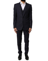 Dolce & Gabbana Black Fantasy MARTINI 3 Piece Formal Suit