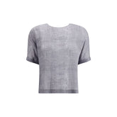 Giorgio Armani Short-sleeved silk Top
