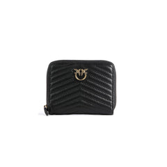 PINKO Black Leather Wallet
