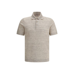 Brunello Cucinelli Linen Polo Shirt