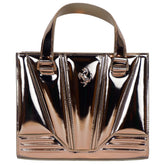 Ferrari Gray Leather Handbag