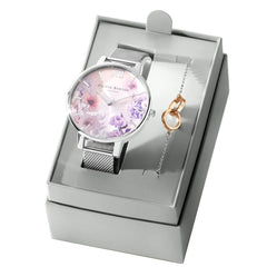 Olivia Burton Gray Stainless Steel Watch