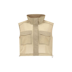 PINKO Cropped Gilet Jacket