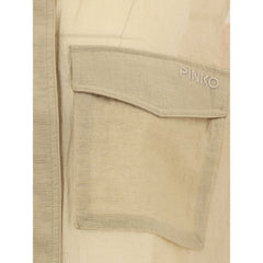 PINKO Cropped Gilet Jacket