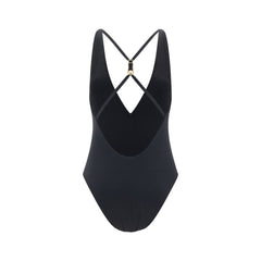 Versace Safety Pin One Piece Swimsuit