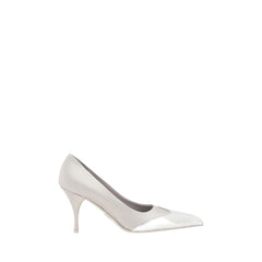 Prada Metallic Pumps