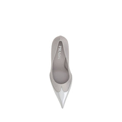 Prada Metallic Pumps
