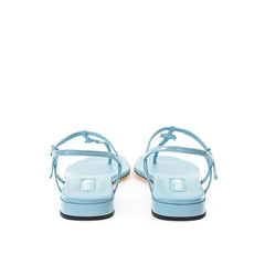 Miu Miu Blue Patent Leather Sandal