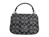 COACH Lysa Top Handle Bag Crossbody Gun Metal