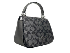 COACH Lysa Top Handle Bag Crossbody Gun Metal