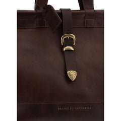 Brunello Cucinelli Leather Travel Bag