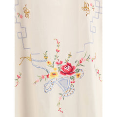 Ella Long Jacket with floral details