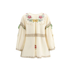 Ella Blouse with floral details