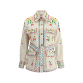 Valentino Embroidered Denim Jacket
