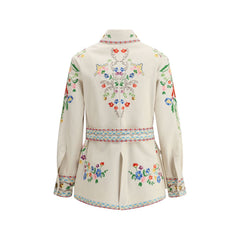 Valentino Embroidered Denim Jacket