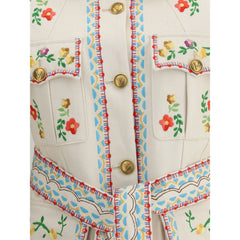 Valentino Embroidered Denim Jacket