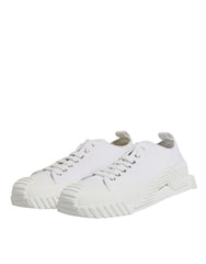 Dolce & Gabbana White Leather Low Top NS1 Sneakers Shoes