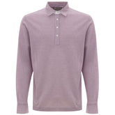 Canali Pink Cotton Polo Shirt