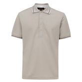 Canali Brown Cotton Polo Shirt