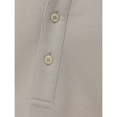 Canali Brown Cotton Polo Shirt