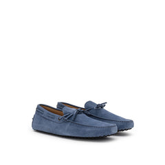 Tod's Turquoise Suede Leather Loafer