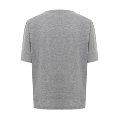 Dsquared² Chic Gray Cotton Tee for the Modern Woman