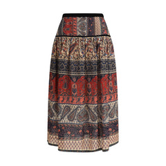 Valentino Voyage Imaginaire midi Skirt