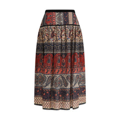 Valentino Voyage Imaginaire midi Skirt