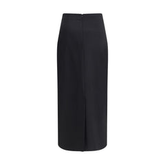 Lardini Virgin Wool Midi Skirt