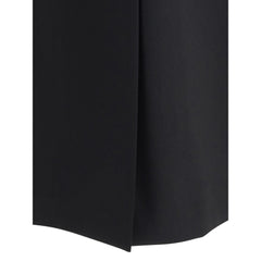 Lardini Virgin Wool Midi Skirt