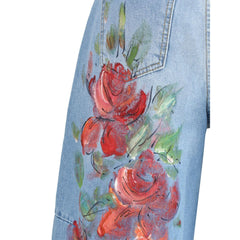 Ella Floral-print Jeans