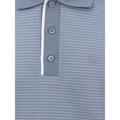 Dunhill Light Blue Cotton Polo Shirt
