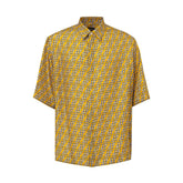Fendi Yellow Silk Shirt