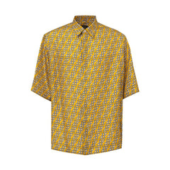 Fendi Yellow Silk Shirt