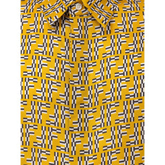 Fendi Yellow Silk Shirt