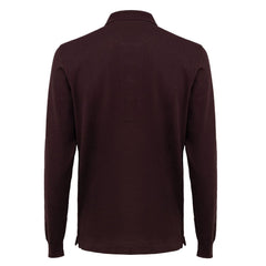 Dunhill Bordeaux Cashmere Polo Shirt