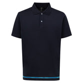 Dunhill Blue Cotton Polo Shirt